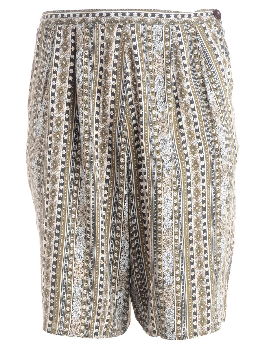 Reworked Culotte Bermuda Shorts - W31