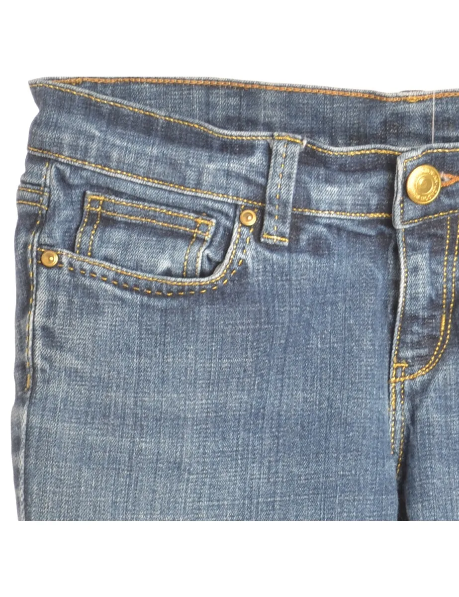 Reworked Lettie Long Denim Shorts - W30