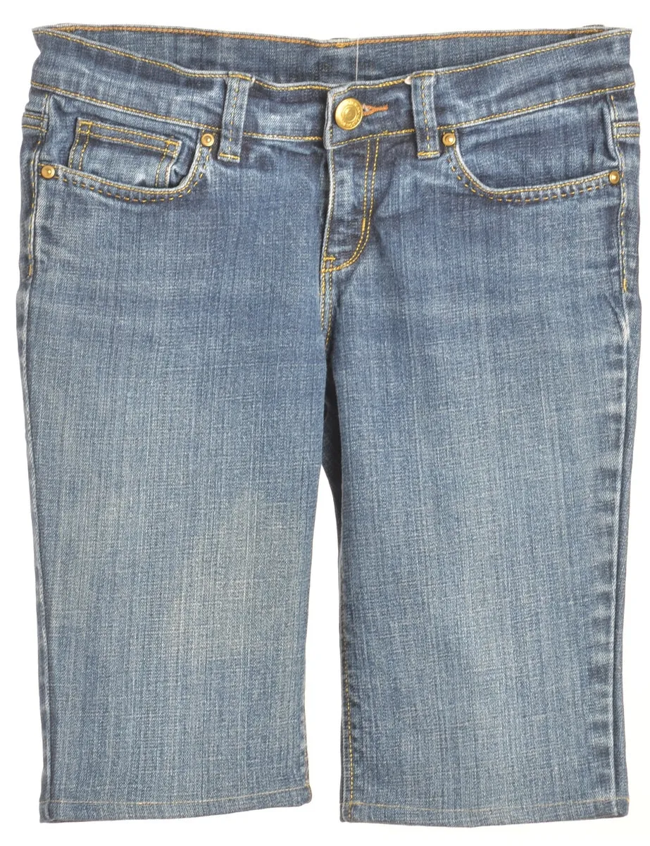 Reworked Lettie Long Denim Shorts - W30