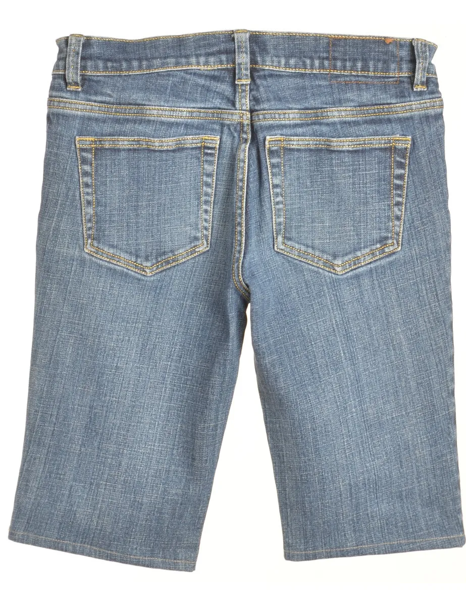 Reworked Lettie Long Denim Shorts - W30