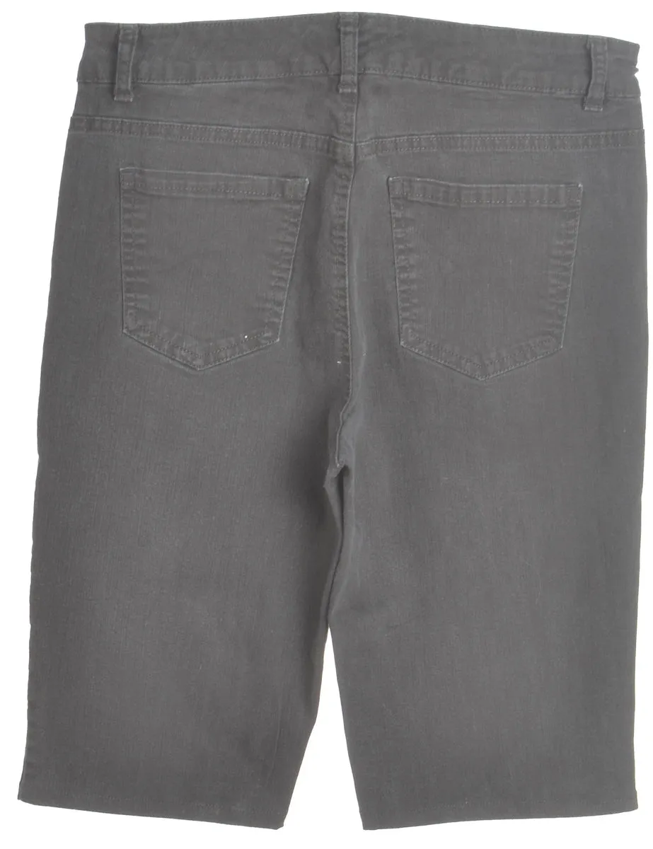 Reworked Lettie Long Denim Shorts - W32