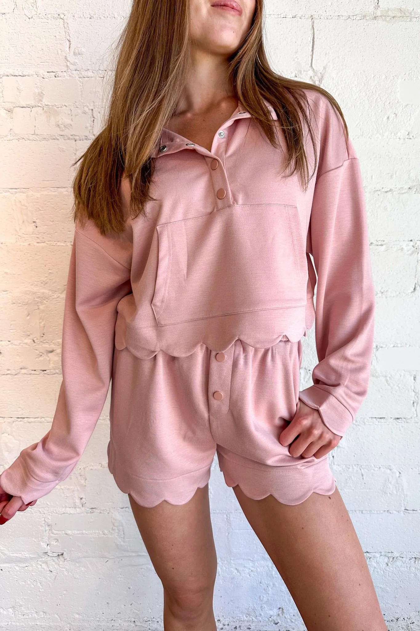 Scalloped Edge Shorts