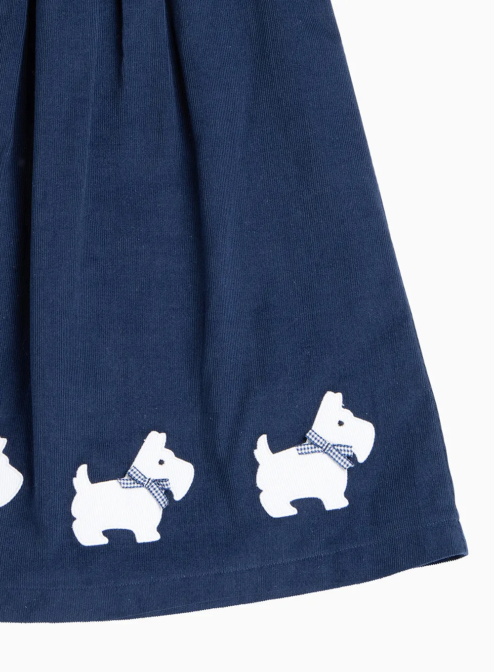 Scottie Cord Pinafore