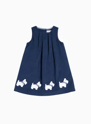 Scottie Cord Pinafore
