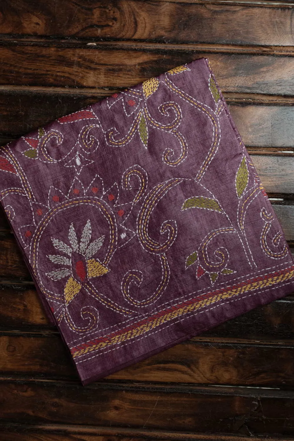 Shade of Pink Kantha Silk Blouse