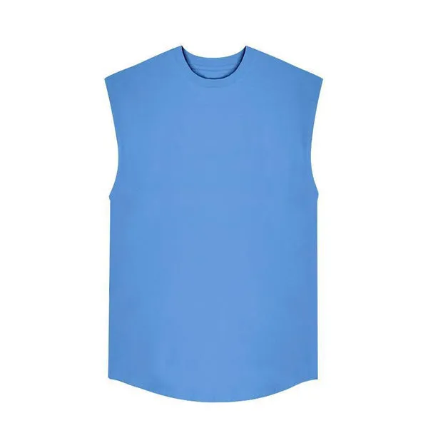 Solid Loose Sleeveless Sports Fitness Tank Top
