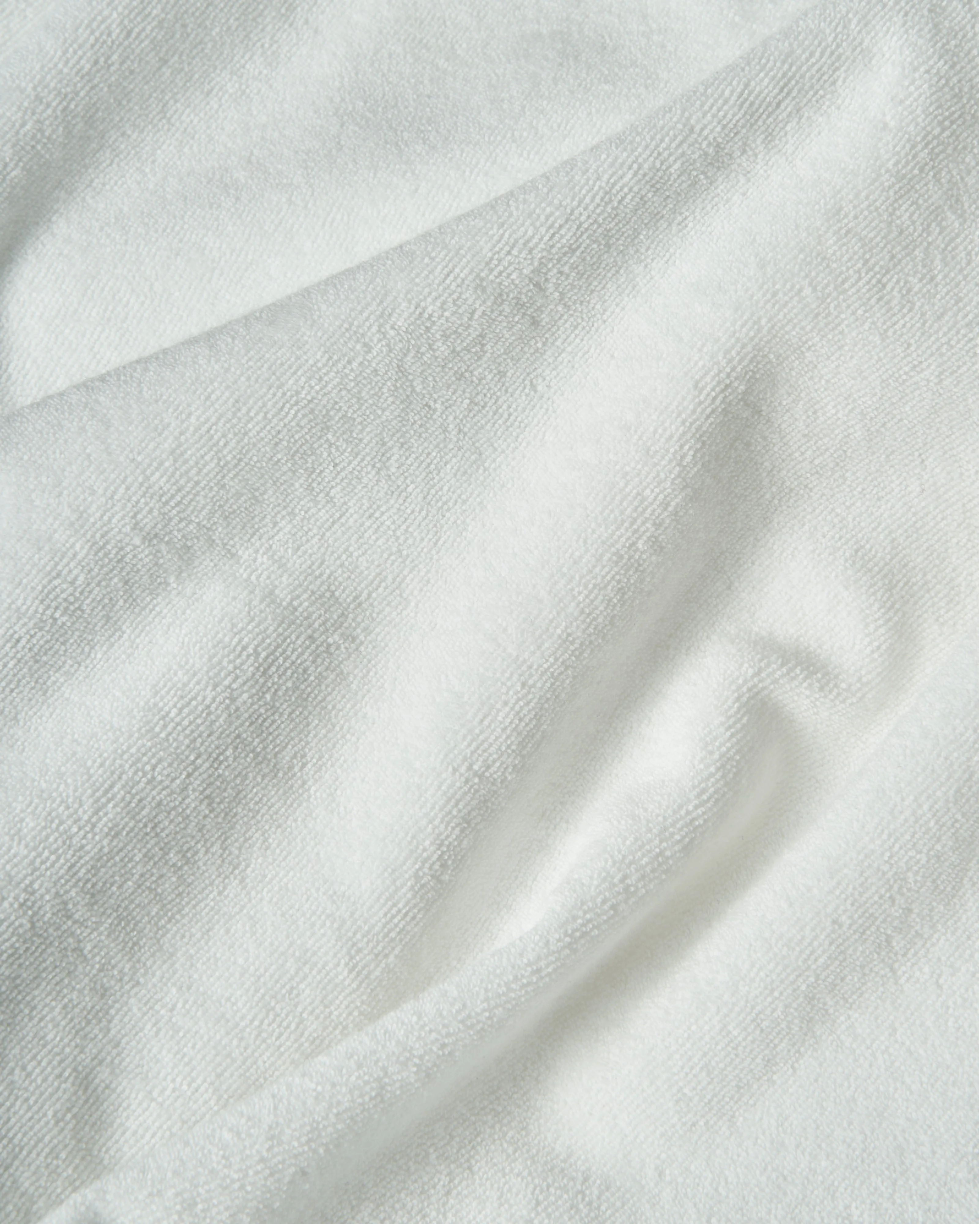 Summer Camp Shirt in White Terrycloth