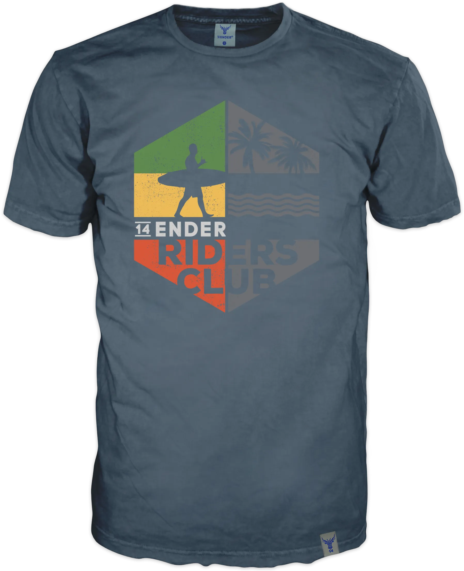 T-Shirt 14Ender® Riders Club dark slate
