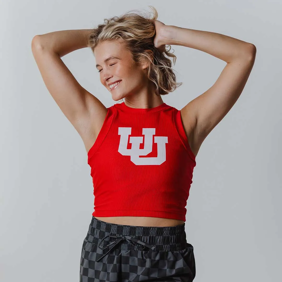 Utah High Neck Tank, Red U of U