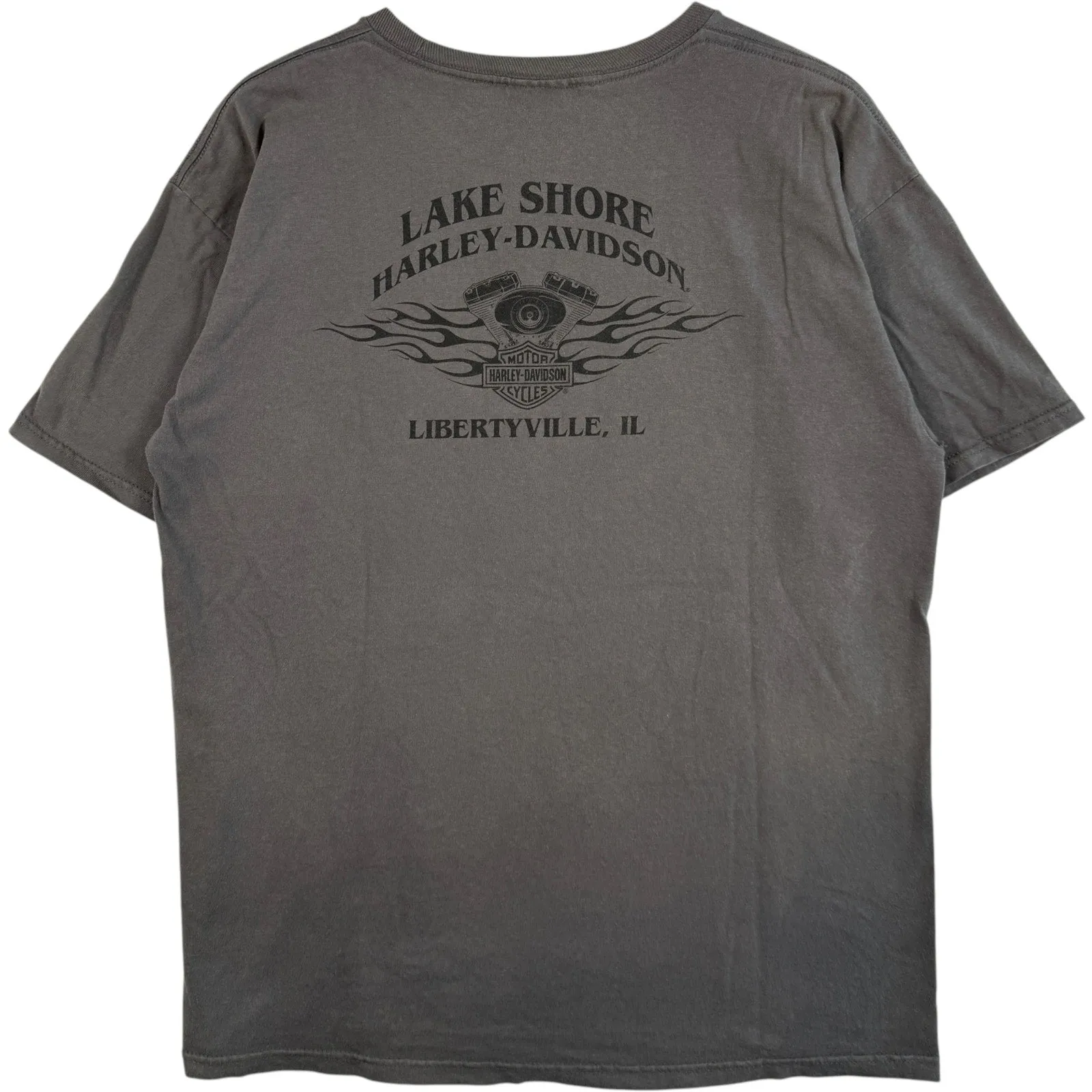 Vintage Harley Davidson Pin-up Mechanic Girls Tee