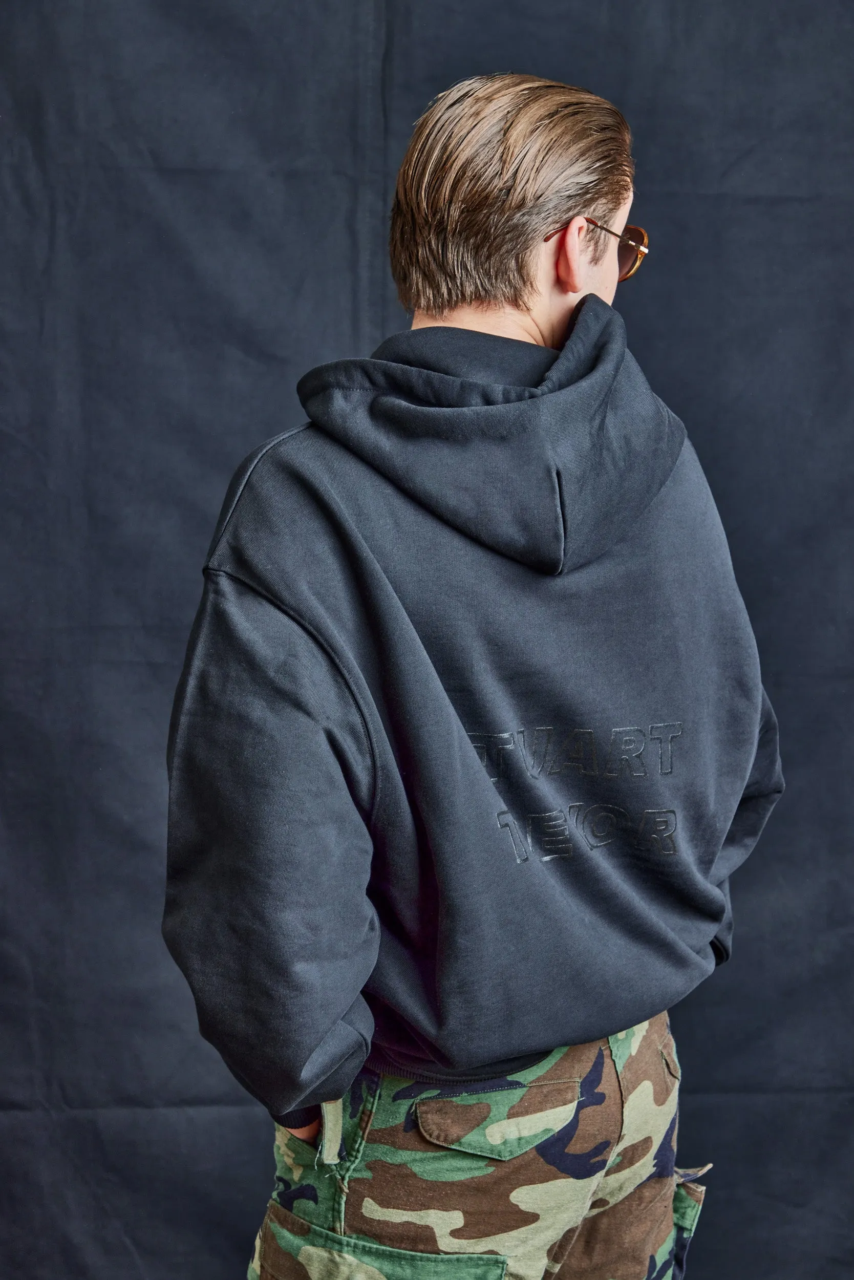 Walk the Line ST Logo Hoodie Black on Black