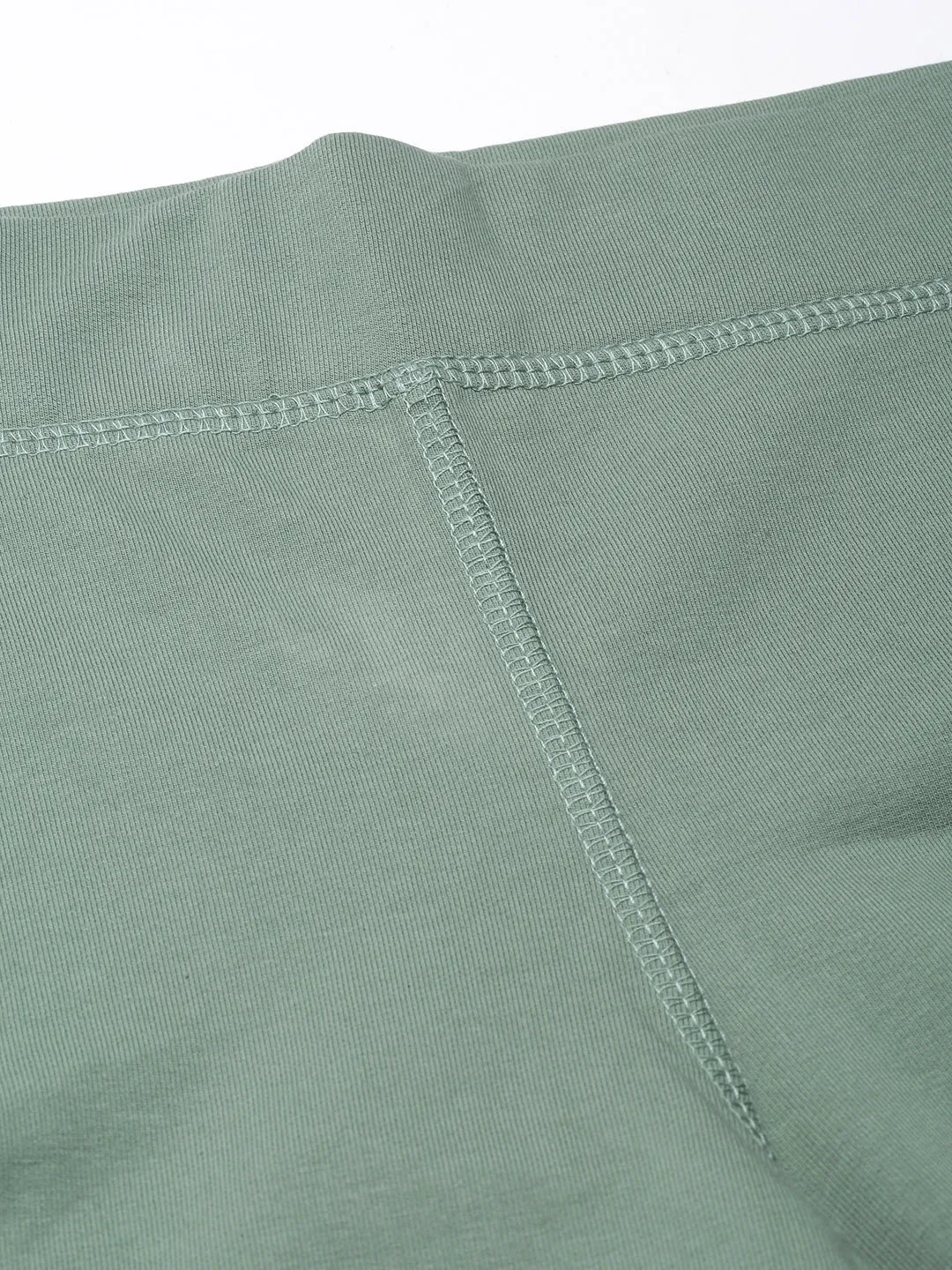 Women Green Slim-Fit Cotton Track Pant