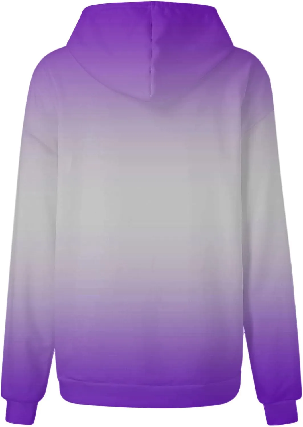 Womens Oversized Hoodies Tie Dye Gradient Hooded Sweatshirts Teen Girls Fall Long Sleeve Fleece Pullover Tops