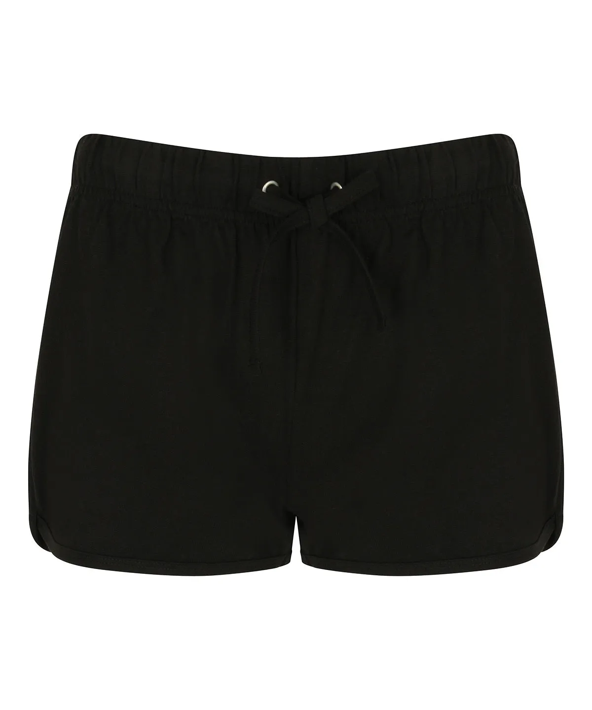 Womens retro shorts | Black/Black