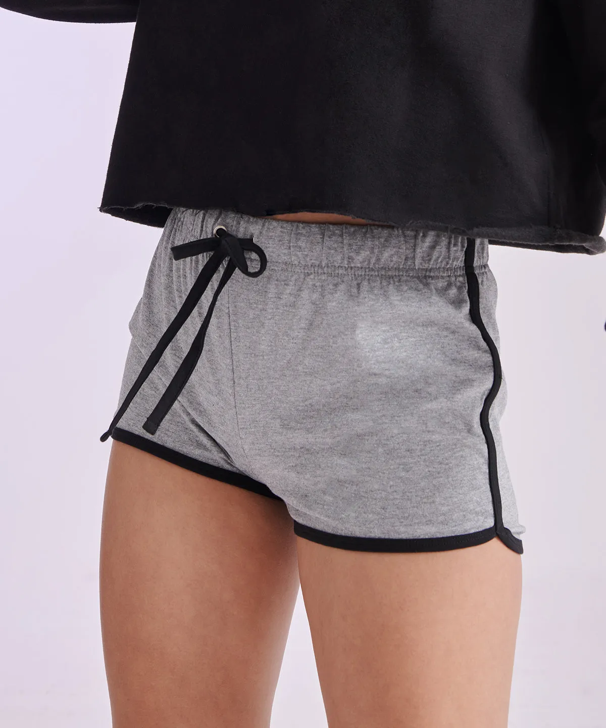 Womens retro shorts | Red/Yellow