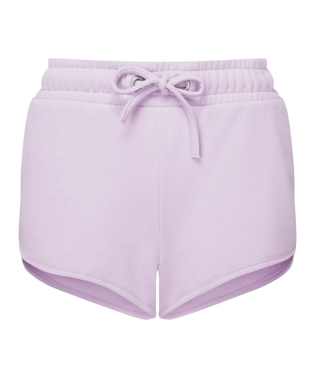 Womens TriDri® recycled retro jogger shorts | Lilac